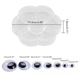 500 Pieces Plastic Doll Eyes Stickers Round Wiggle Eyes Self Adhesive Googly Eyes for Scrapbooking DIY Crafts Doll Supplies In Australia - Darrahopens