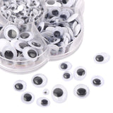 500 Pieces Plastic Doll Eyes Stickers Round Wiggle Eyes Self Adhesive Googly Eyes for Scrapbooking DIY Crafts Doll Supplies In Australia - Darrahopens
