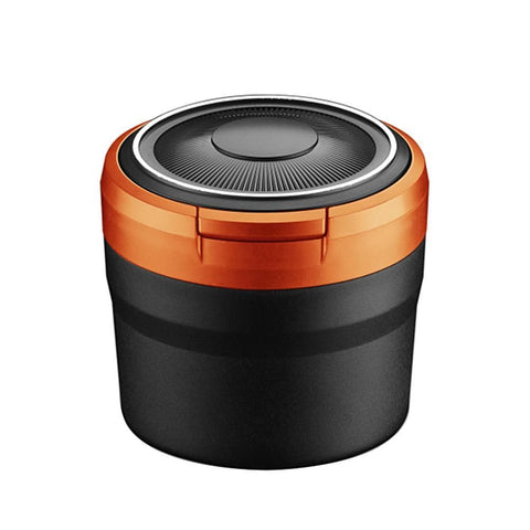 Car Ashtrays with Lid and LED Light Portable Ashtray for Car Mini Car Trash Can Waterproof for Outdoor Travel Home Use