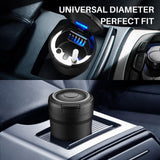 Car Ashtrays with Lid and LED Light Portable Ashtray for Car Mini Car Trash Can Waterproof for Outdoor Travel Home Use