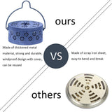 Hollow Mosquito Repellent Incense Holder Mosquito Repellent Incense Coil Container for Bedroom Office Study Multifunctional Box