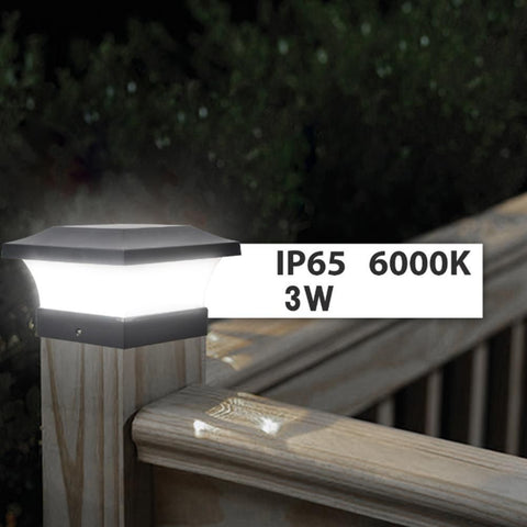 Solar Column Headlight IP65 Waterproof Outdoor Wall Light Fence Light Coffee Garden Light for Household Public Garden Courtyard In Australia - Darrahopens