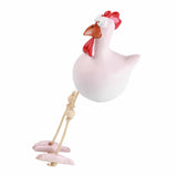 Garden Decoration Ceramic Chicken Hilde Decoration Animal Figurine Ornament for Home Decorative Craft