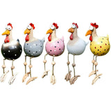 Garden Decoration Ceramic Chicken Hilde Decoration Animal Figurine Ornament for Home Decorative Craft