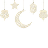 Eid Mubarak Pendant Eid Mubarak Festival Party Decor Supplies Nontoxic Home Decoration for Doors Windows