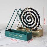 Triangular Mosquito Coil Holder Suspended Mosquito Coil Frame Elegant Home Decoration for Various Styles