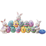 Easter Spring Bunny Decoration Tabletop Easter Decorations Cute Craft Easter Bunny Figures Farmhouse Home Decor In Australia - Darrahopens
