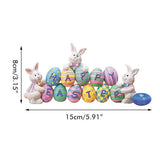 Easter Spring Bunny Decoration Tabletop Easter Decorations Cute Craft Easter Bunny Figures Farmhouse Home Decor In Australia - Darrahopens