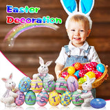 Easter Spring Bunny Decoration Tabletop Easter Decorations Cute Craft Easter Bunny Figures Farmhouse Home Decor In Australia - Darrahopens