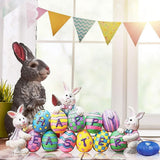 Easter Spring Bunny Decoration Tabletop Easter Decorations Cute Craft Easter Bunny Figures Farmhouse Home Decor In Australia - Darrahopens
