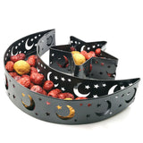 Holiday Supplies Eid Al Adha Dinner Plate Tray Iron Tray Moon Star Home Decoration In Australia - Darrahopens