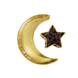 Holiday Supplies Eid Al Adha Dinner Plate Tray Iron Tray Moon Star Home Decoration