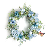 Fake Flower Simulation Garland Plastic Fake Flower Interior Door Wall Decoration