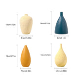 Ceramic Flower Vase Small Fresh Flower Arrangement Vase for Home Office Decoration