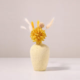 Ceramic Flower Vase Small Fresh Flower Arrangement Vase for Home Office Decoration