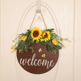 Welcome Sign Multifunctional Delicate Stylish Handcrafted Welcome Wreath Decoration for Front Door In Australia - Darrahopens