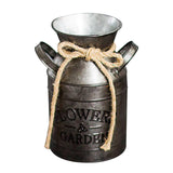 Metal Flower Pot Retro Pattern Sturdy Metal Light Durable Tall Flower Vase for Home In Australia - Darrahopens