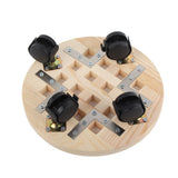Wooden Mobile Flower Tray with 6 Wheels 360 Degree Rotating Rolling Plant Stand for Home In Australia - Darrahopens