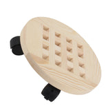 Wooden Mobile Flower Tray with 6 Wheels 360 Degree Rotating Rolling Plant Stand for Home In Australia - Darrahopens