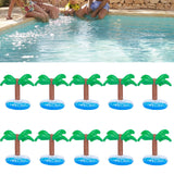 10Pcs Inflatable Drink Holder PVC Floating Cup Mat for Swimming Pool Party Beach