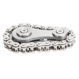Sprocket Fingertip Gearwheel Rotating Sprocket Flywheel Toy Relieve Stress Decompression ToySilver