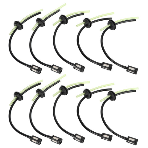 10Pcs Fuel Filter Hose Assembly Kit Replacement for GX35 Lawn Mower Brush Cutter Parts