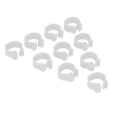001-100 Numbered Bird Foot Ring Reusable Pigeons Identify Clip Poultry AccessoryWhite In Australia - Darrahopens