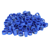 100Pcs Bird Foot Rings Bands 10mm 001-100 Numbered Pigeons Identify Clip Poultry SupplyBlue In Australia - Darrahopens
