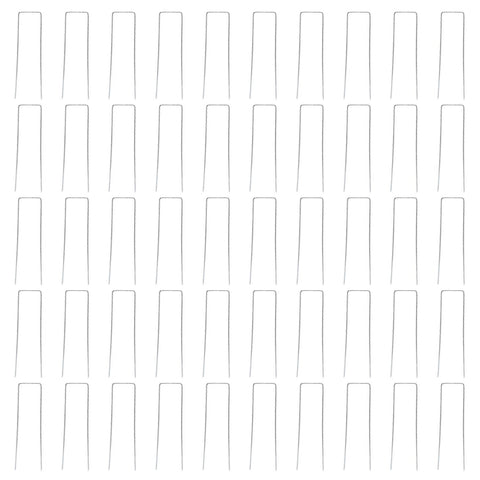 50Pcs Garden Stakes Ground Staple Spikes U shaped Fixer Weed Barrier Fabric Landscape Lawn In Australia - Darrahopens