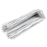50Pcs Garden Stakes Ground Staple Spikes U shaped Fixer Weed Barrier Fabric Landscape Lawn