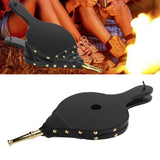 Fireplace Bellows Manual Wood Air Blower for Outdoor Camping BBQ Grill Chimney Fire ToolsGold Nozzle