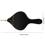 Fireplace Bellows Manual Wood Air Blower for Outdoor Camping BBQ Grill Chimney Fire ToolsGold Nozzle