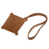 PU Leather Plant Hanger Planter Flowerpot Hanging Holder Home Decor Garden DecorationBrown Square Bottom In Australia - Darrahopens