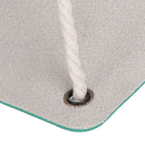 Planter Holder Flowerpot Hanging Rack Hanger with PU Leather Base Cotton Rope for GardeningGreen 10cm
