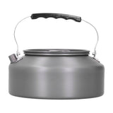 1.6L Portable Camping Coffee Tea Pot Outdoor Fishing Hiking Barbecue Kettle Pot (Black Handle) In Australia - Darrahopens
