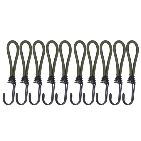 10pcs Tent Elastic Rope with Hook Camping Tent Fixation Elastic Rope Accessories In Australia - Darrahopens