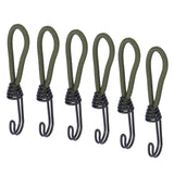 10pcs Tent Elastic Rope with Hook Camping Tent Fixation Elastic Rope Accessories