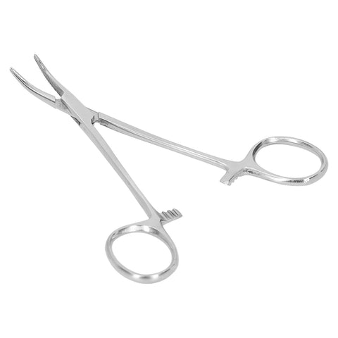 12.5cm Curved Hemostatic Forceps Stainless Steel Hair Tweezers Pliers Livestock Accessory In Australia - Darrahopens