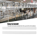 2PCS Milking Machine Accessories Milking Machine Silicone Milker Short Tube Replacement