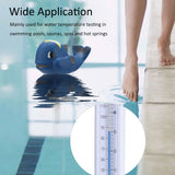 Cartoon Animal Shaped Floating Thermometer for Swimming Pools Sauna Spa Accessories Blue