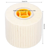 Wool Felt Wire Drawing Wheel Buffing Wheel Parts for Stainless Steel Polishing 120x100mm