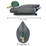 Floating Duck Decoy Simulation Hunting Duck Garden Pool Yard Lake Decoration 26x11.5cmMale
