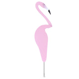Beautiful Bird Shape Ornament Figurine for Outdoor Yard Art Patio Backyard DecorationLight Pink