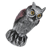 Fake Simulation Owl Statue Decoration Outdoor Garden Plastic Repeller Hunting Decoy1020‑1