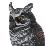 Fake Simulation Owl Statue Decoration Outdoor Garden Plastic Repeller Hunting Decoy1023‑1