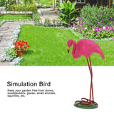 High Simulation Plastic Bird Animal Figurine Lawn Decoration Bird Drive Garden ProtectorsS