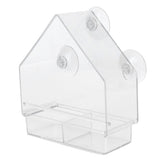 Indoor Outdoor Hanging Bird Feeder PS Transparent Bird Feeding Tool for Feeding Small Birds