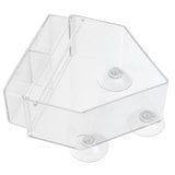 Indoor Outdoor Hanging Bird Feeder PS Transparent Bird Feeding Tool for Feeding Small Birds