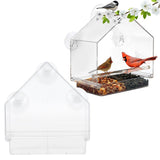 Indoor Outdoor Hanging Bird Feeder PS Transparent Bird Feeding Tool for Feeding Small Birds In Australia - Darrahopens