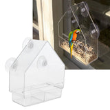 Indoor Outdoor Hanging Bird Feeder PS Transparent Bird Feeding Tool for Feeding Small Birds In Australia - Darrahopens
